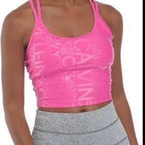 New without tags Calvin Klein Performance sports bra . Coral pink M